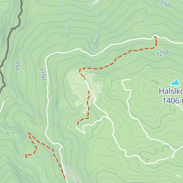 Map of Brettersbergalm Mitterleger