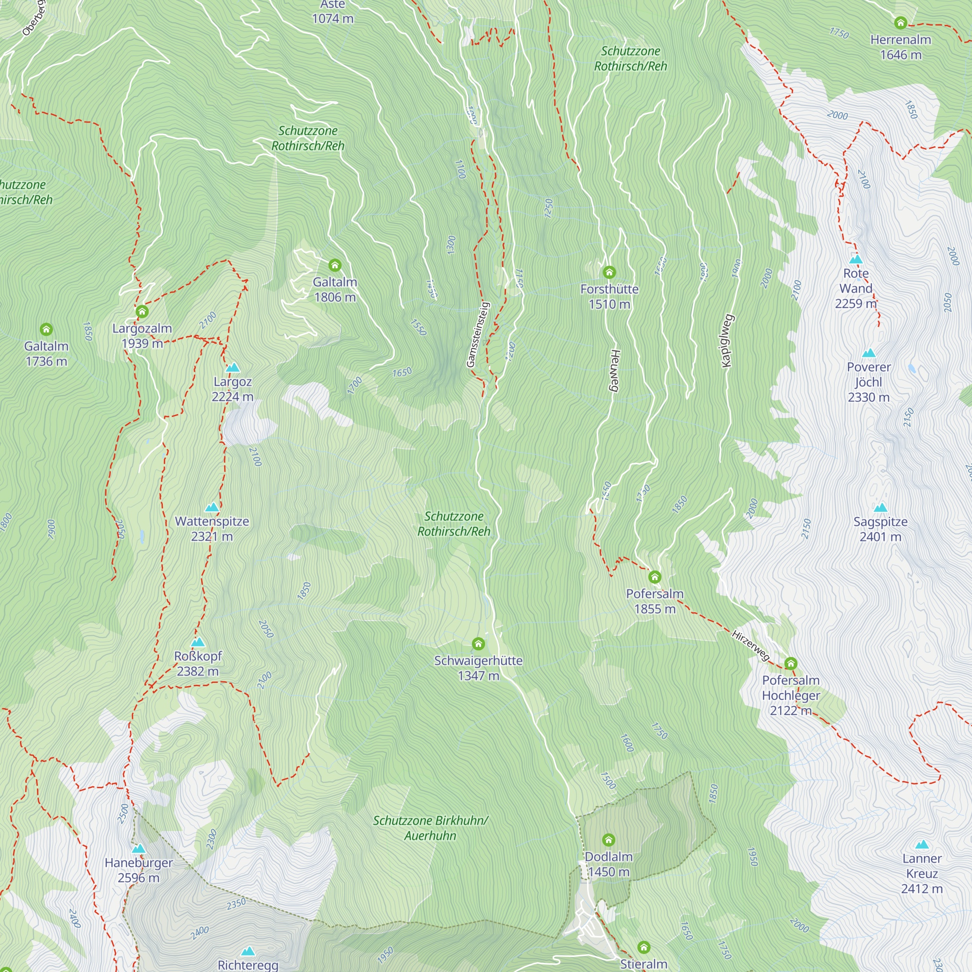 Pflanzgarten map