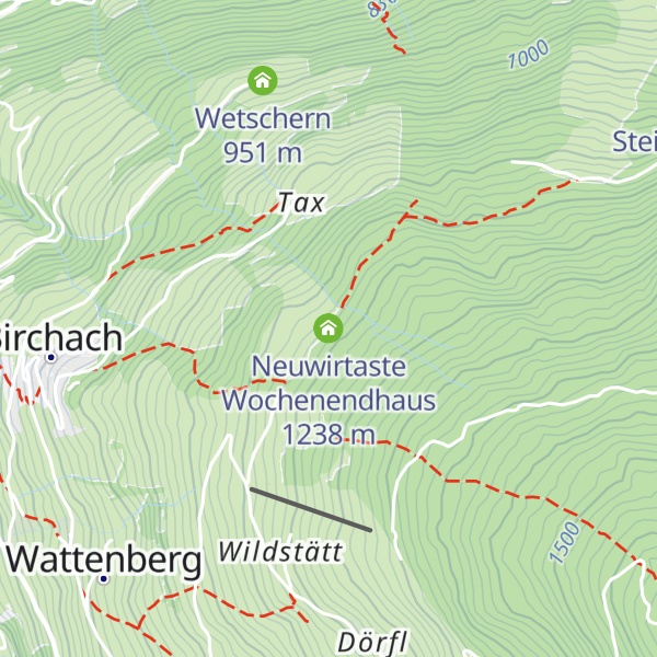 Map of Neuwirtaste Wochenendhaus
