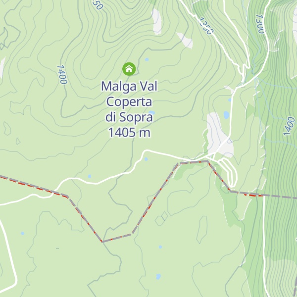 Map of Malga Val Coperta di Sotto