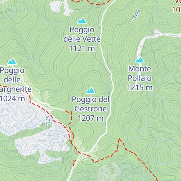 Map of Poggio del Gestrone