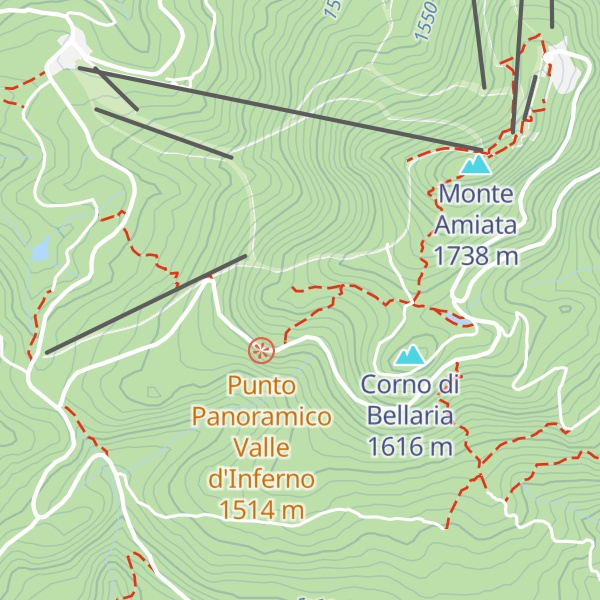 Map of Poggio di Bellaria