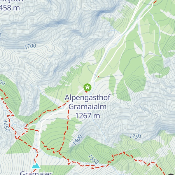 Map of Alpengasthof Gramaialm