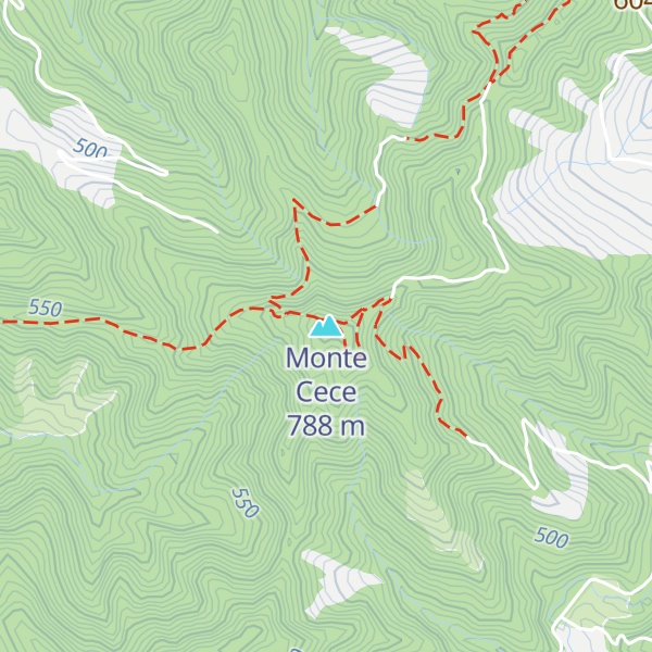 Map of Monte Cece