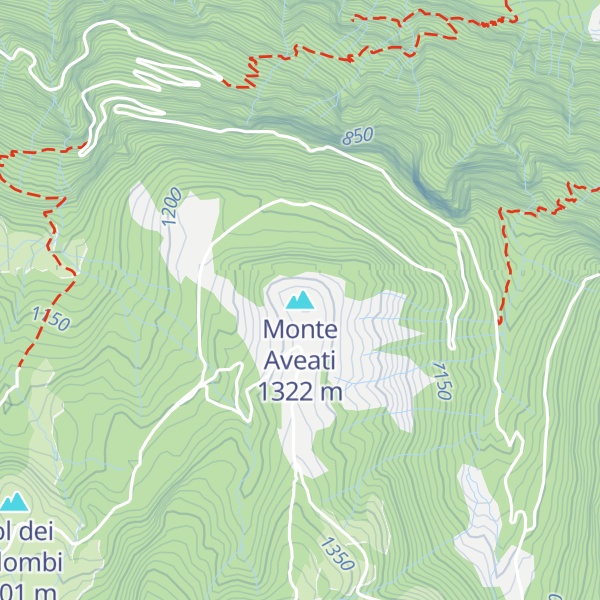 Map of Monte Aveati