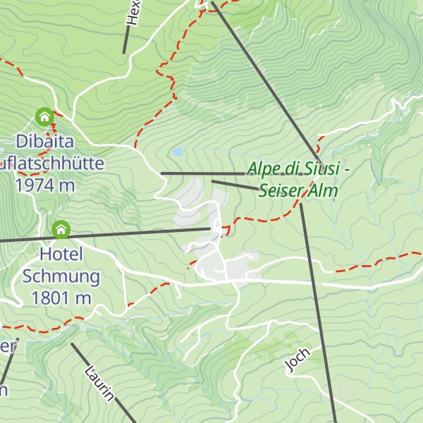 Map of Alpina Chalet