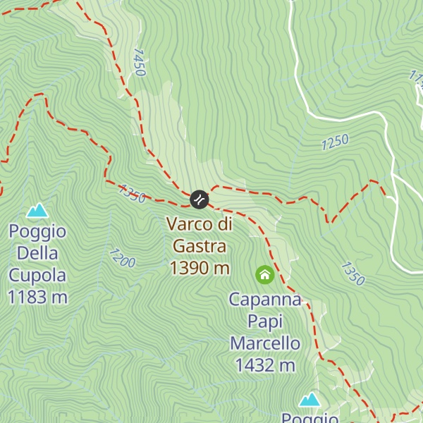 Map of Rifugio di Gastra