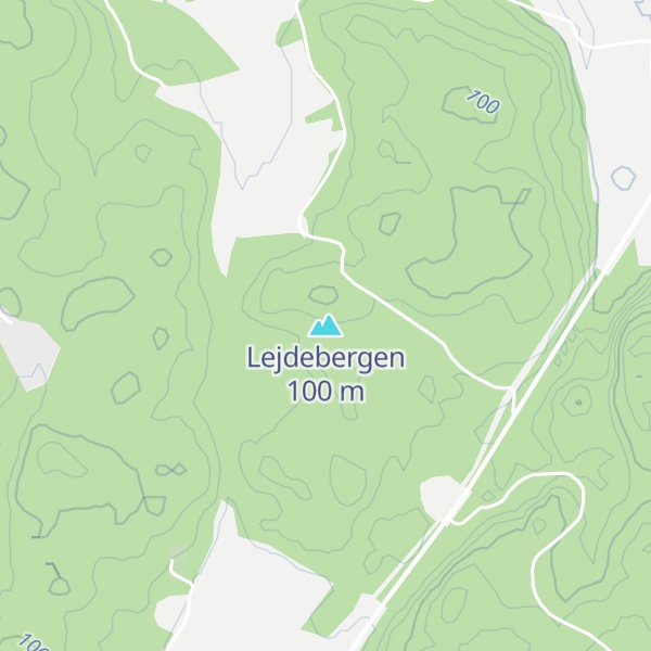 Map of Lejdebergen