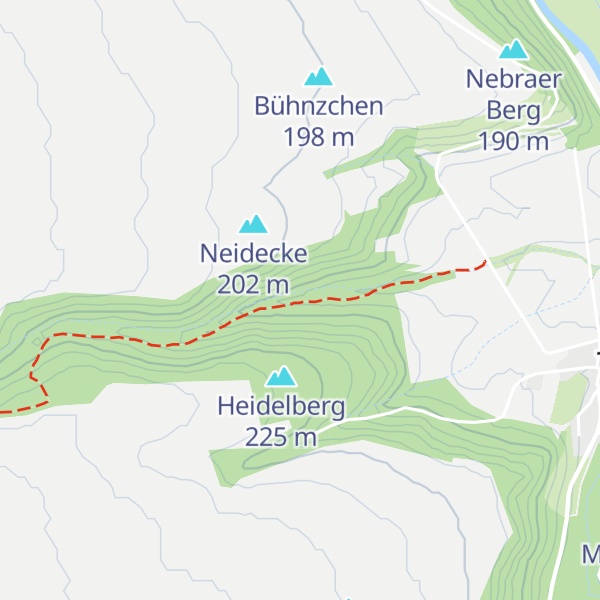 Map of Wanderhütte im Blindetal