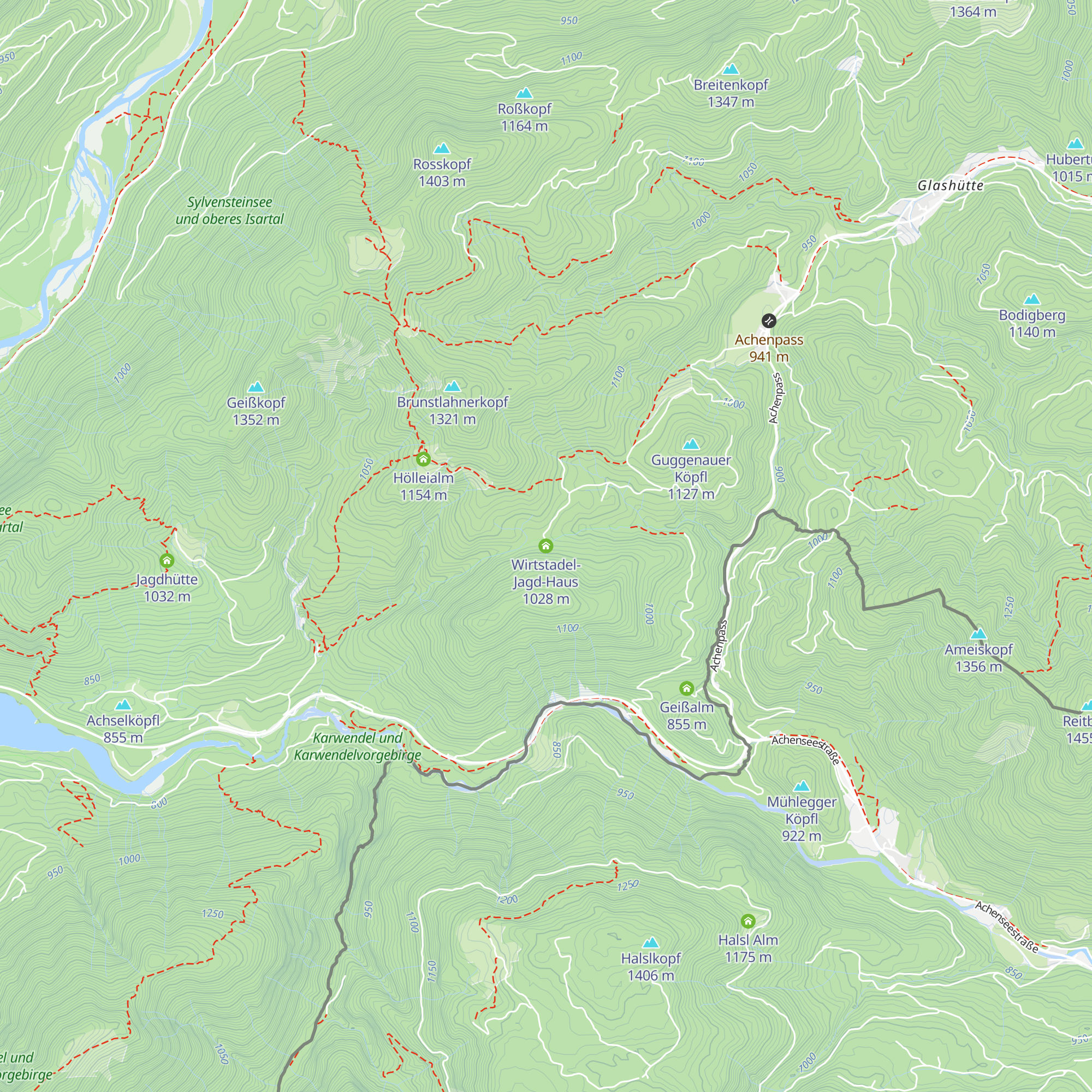 Wirtstadel-Jagd-Haus map