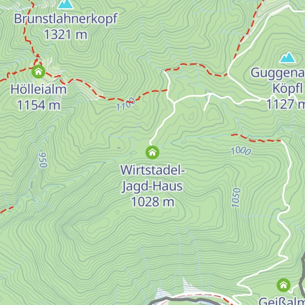 Map of Wirtstadel-Jagd-Haus