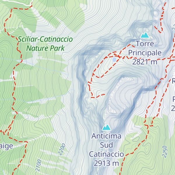 Map of Santnerpasshütte - Rifugio Passo Santner