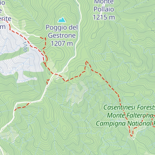 Map of Monte Lavane