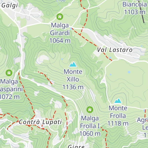Map of Malga Frolla III