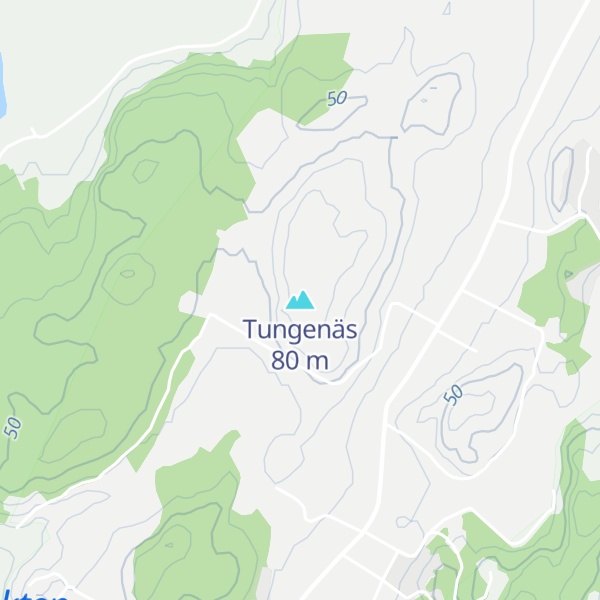 Map of Tungenäs