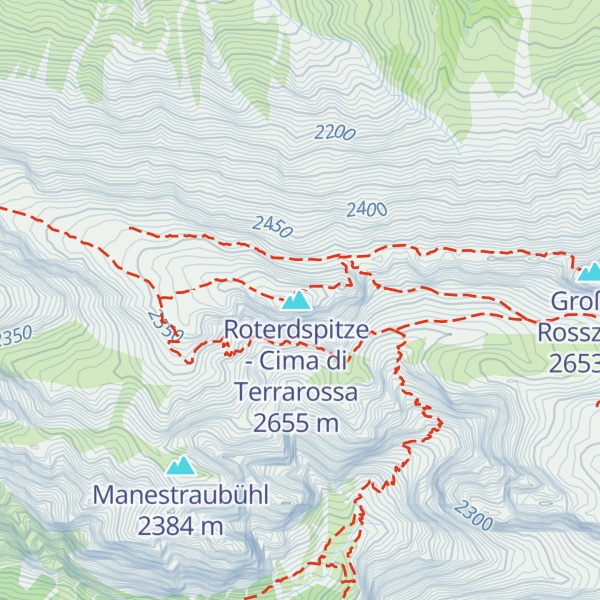 Map of Gugglochegg