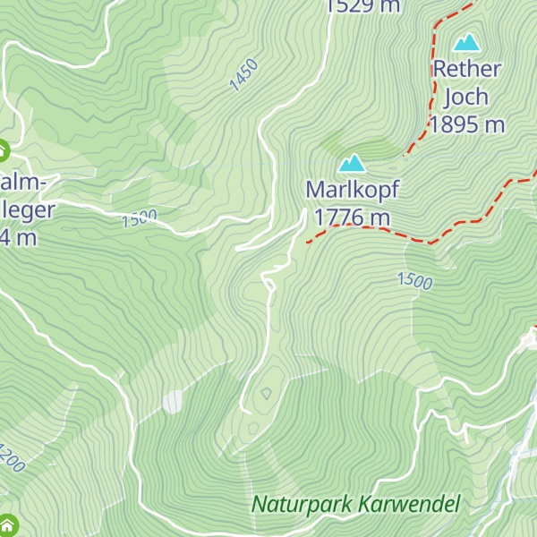Map of Lochalm-Hochleger