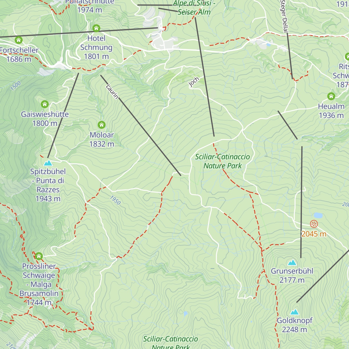 Laurinhütte map