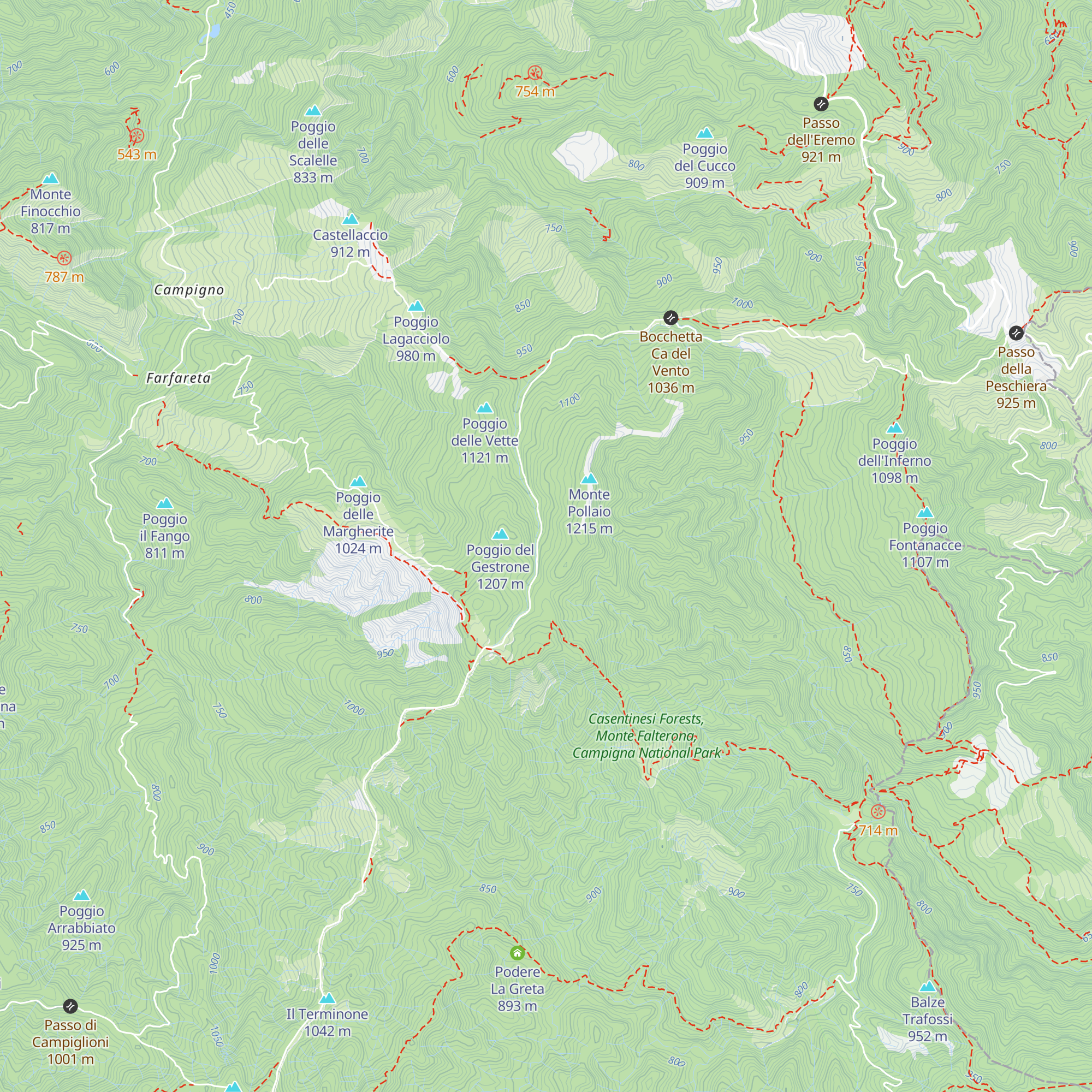 Capanna del Lavane map