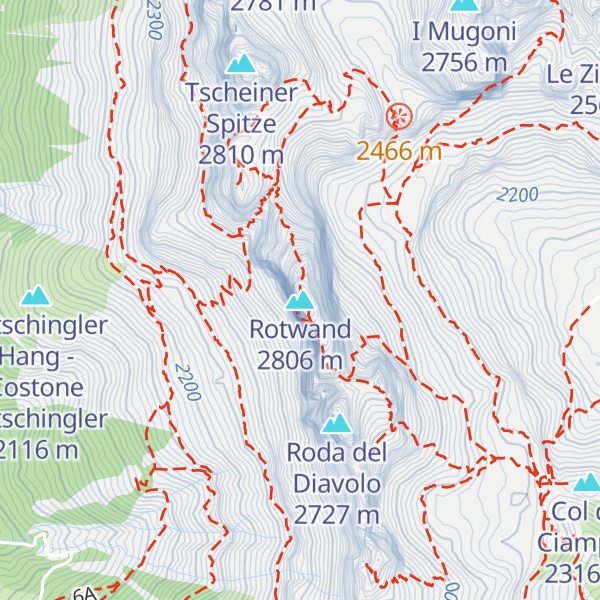 Map of Rotwand