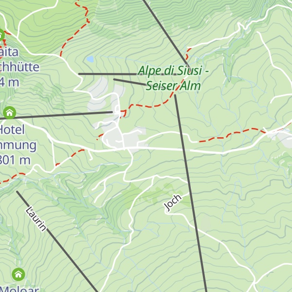 Map of Freiwillige Feuerwehr Seiseralm - Vigili del fuoco volontari Alpe di Siusi