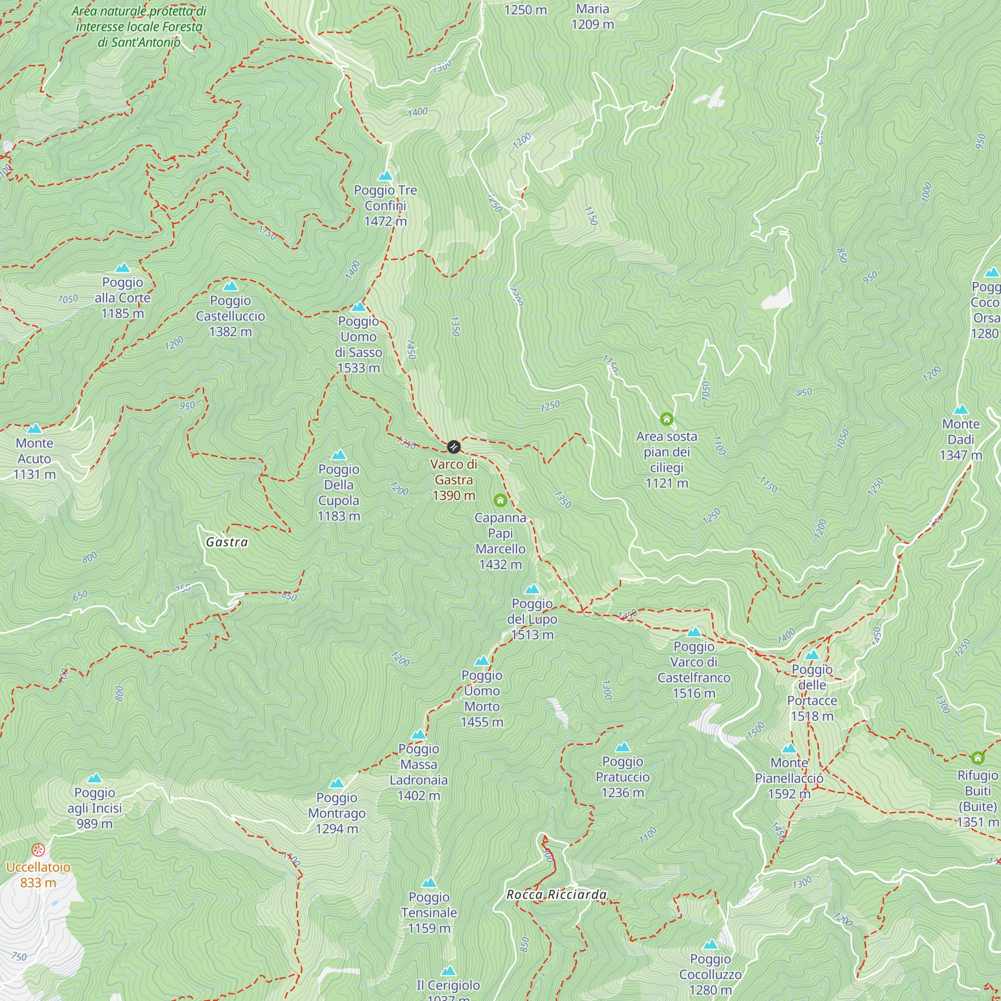 Capanna Papi Marcello map