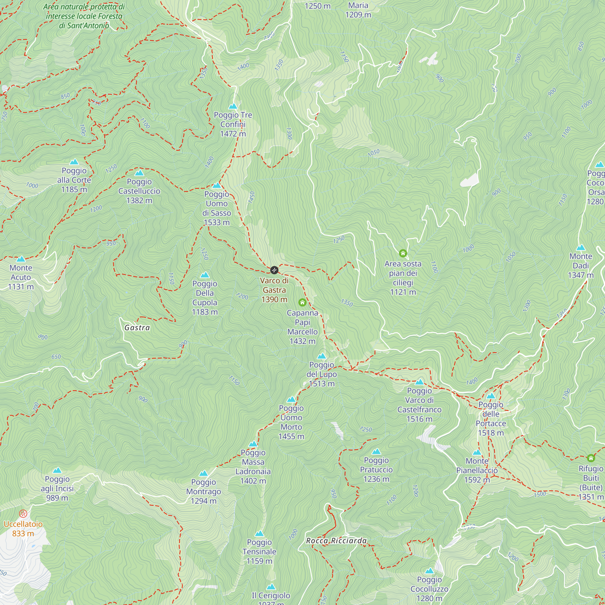 Capanna Papi Marcello map