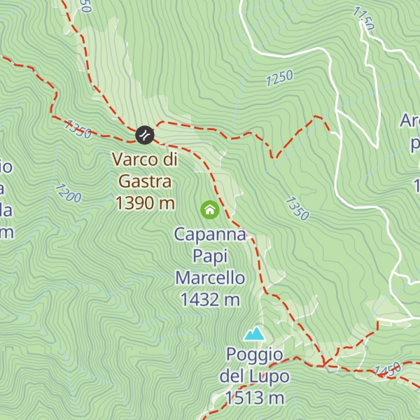 Map of Capanna Papi Marcello