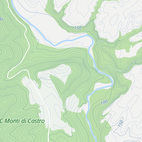 Map of Monte Calvo