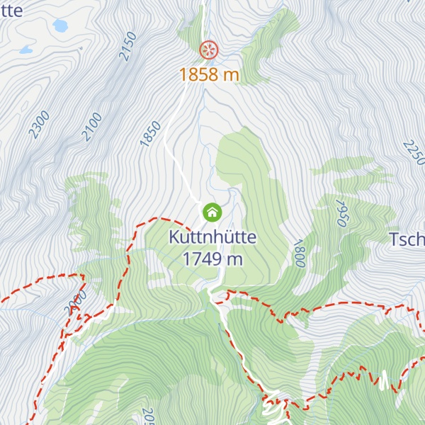 Map of Kuttnhütte