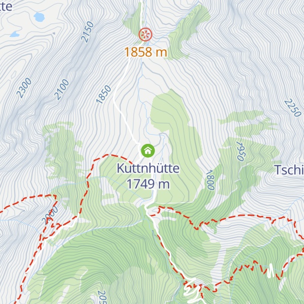 Map of Jausenstation Zingerlehütte