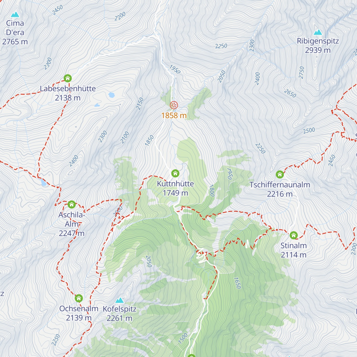 Gattererhütte map