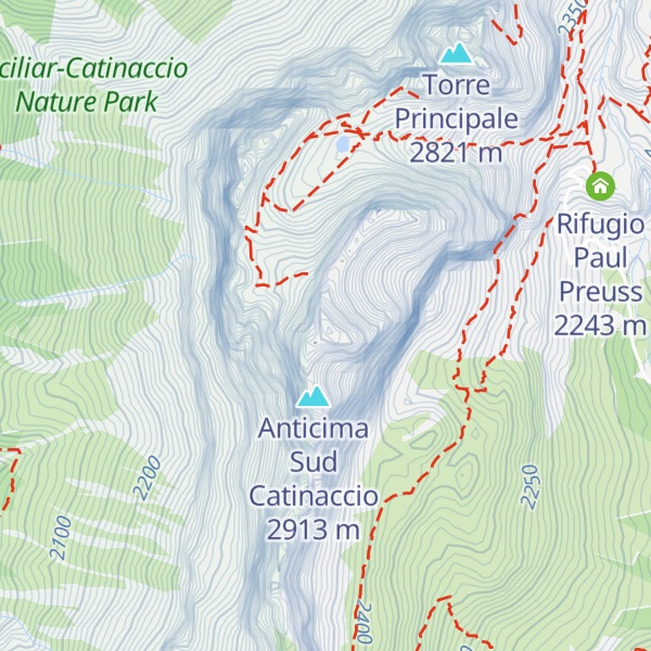 Map of Rosengartenspitze