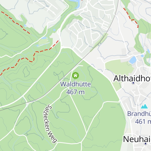 Map of Waldhütte