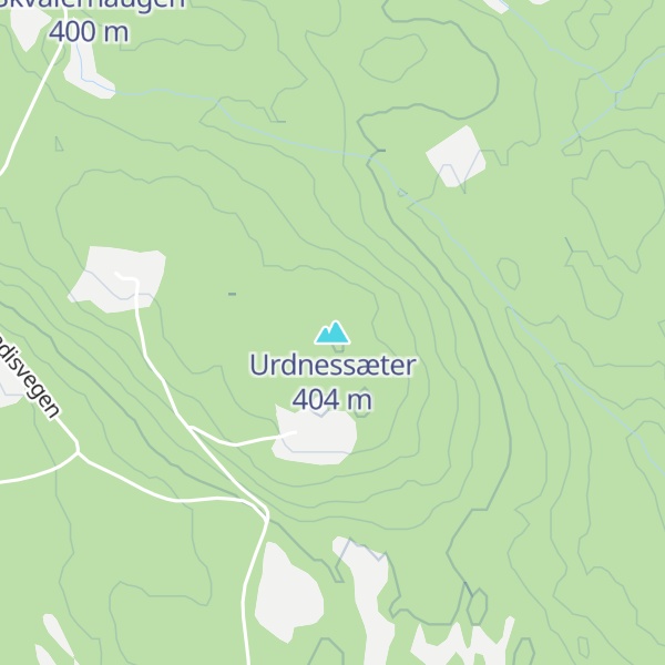 Map of Urdnessæter