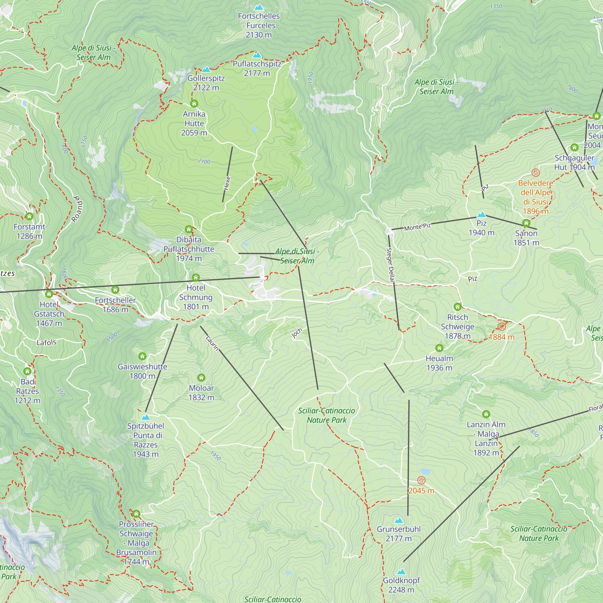 Restaurant Panorama map
