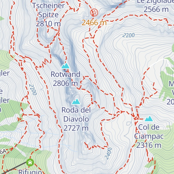 Map of Torre Finestra