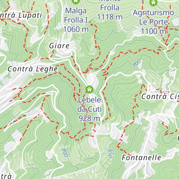 Map of Lebele da Cuti
