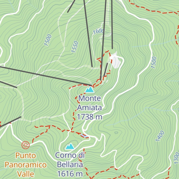 Map of Monte Amiata