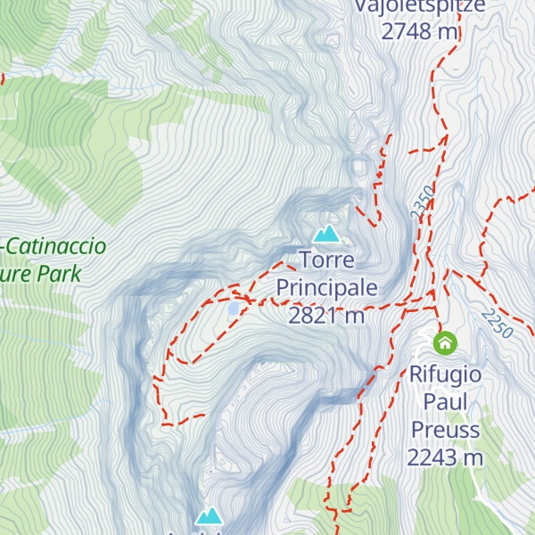 Map of Piazturm - Torre Piaz