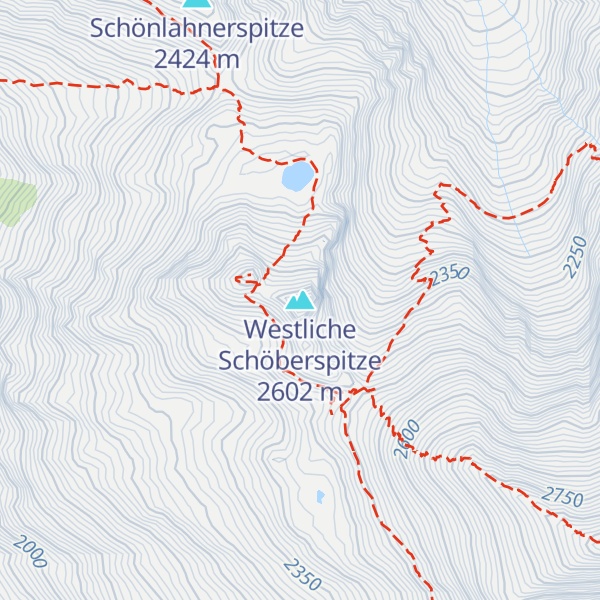 Map of Östliche Schöberspitze