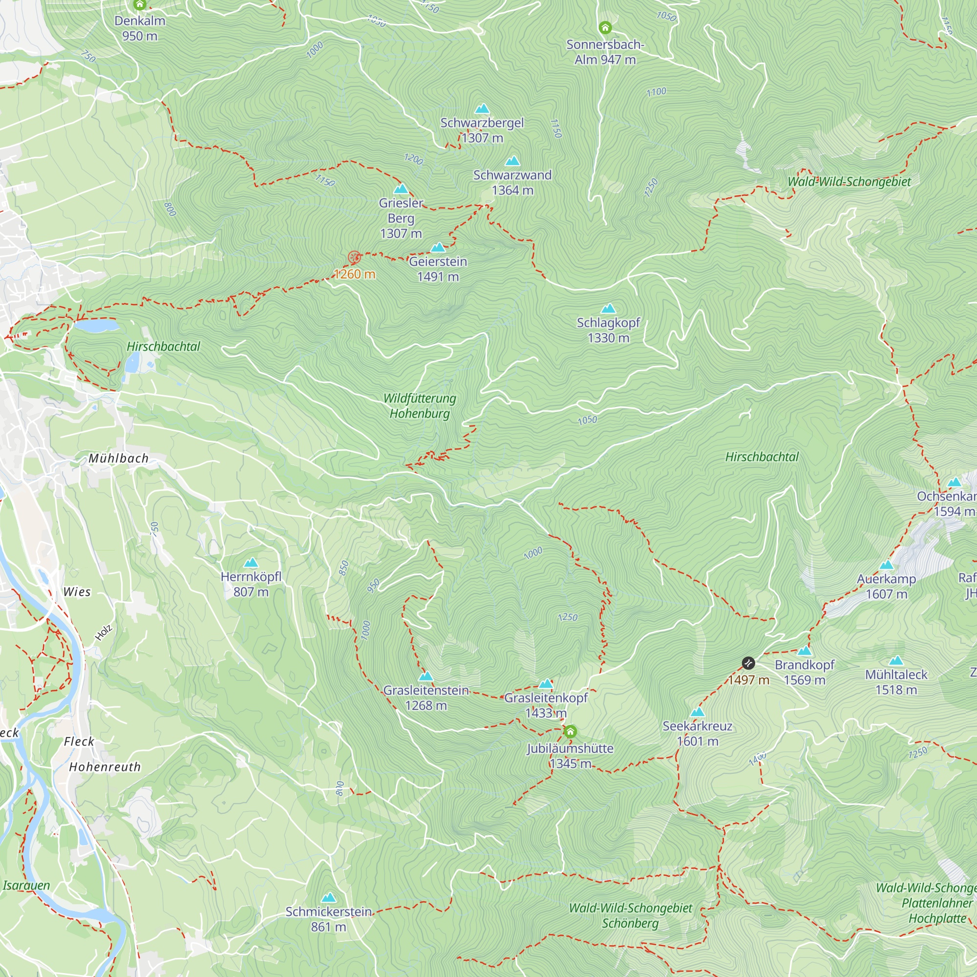 Stickelalm map