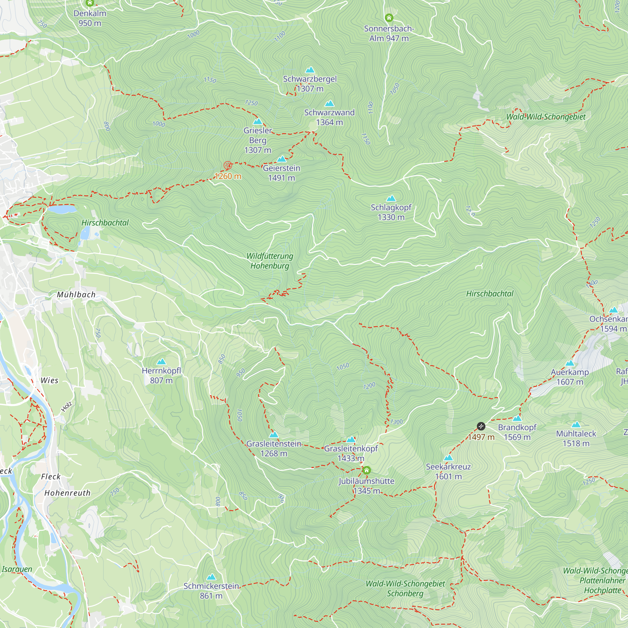 Stickelalm map