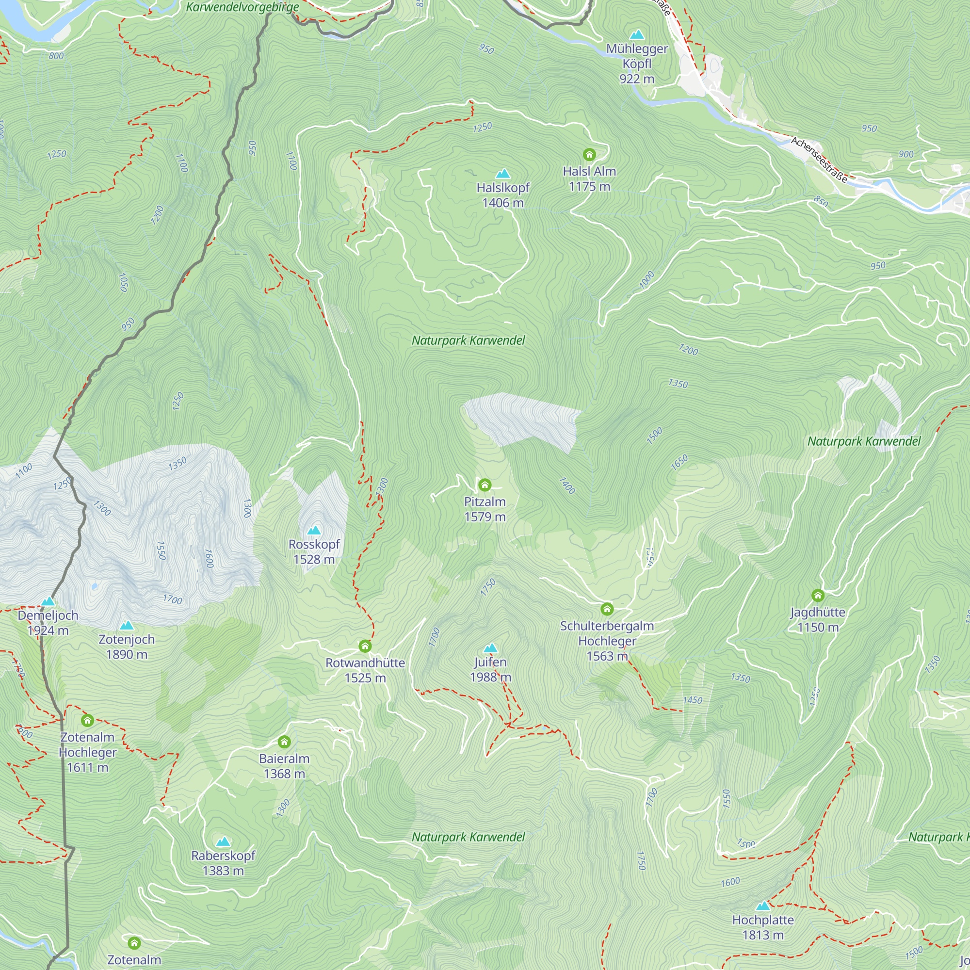 Pitzalm map