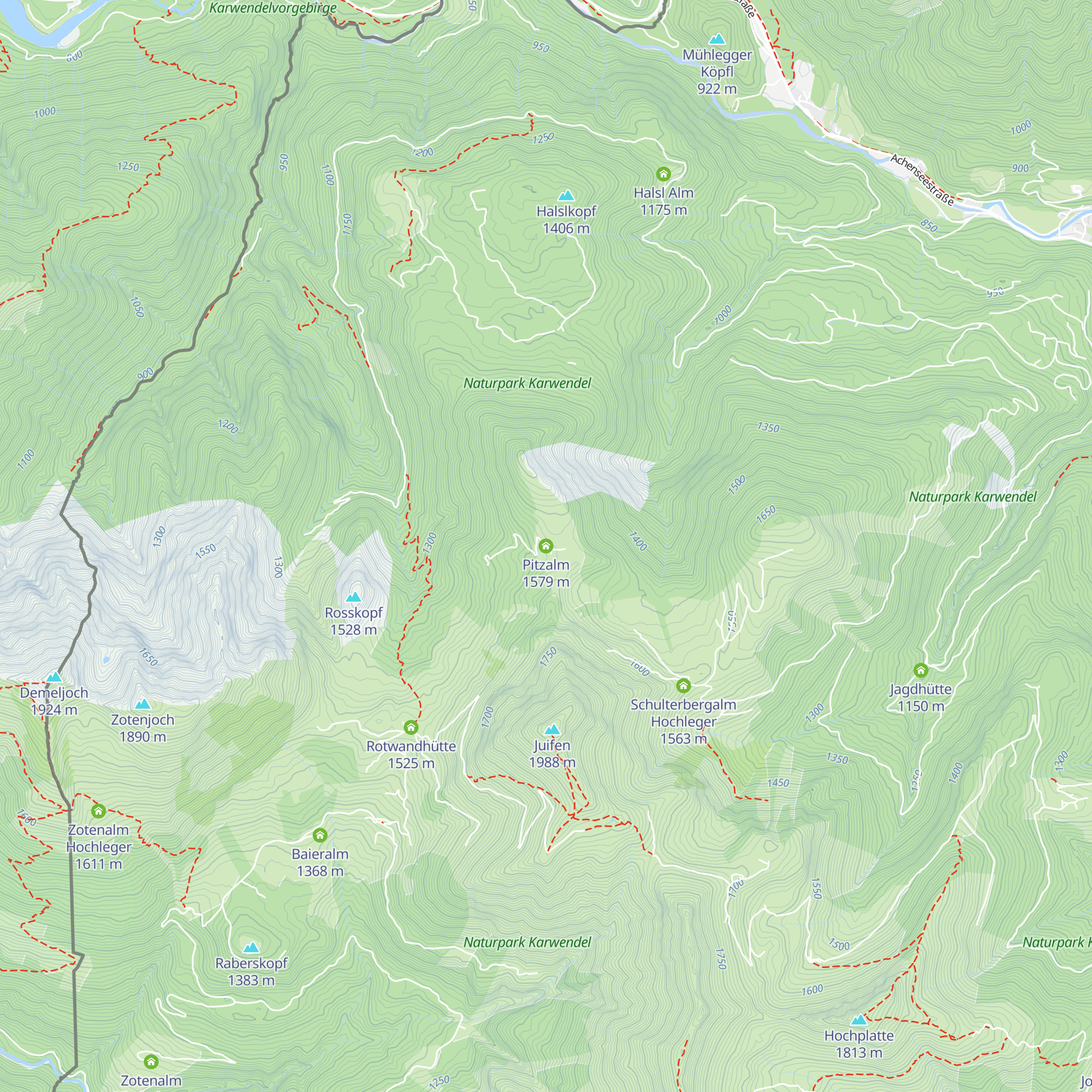 Pitzalm map