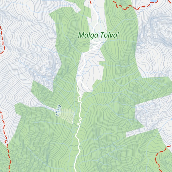 Map of Malga Tolvà