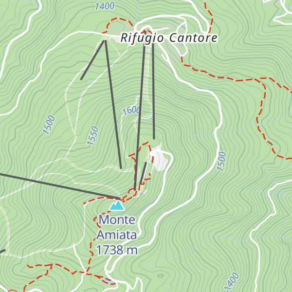 Map of Rifugio Vetta