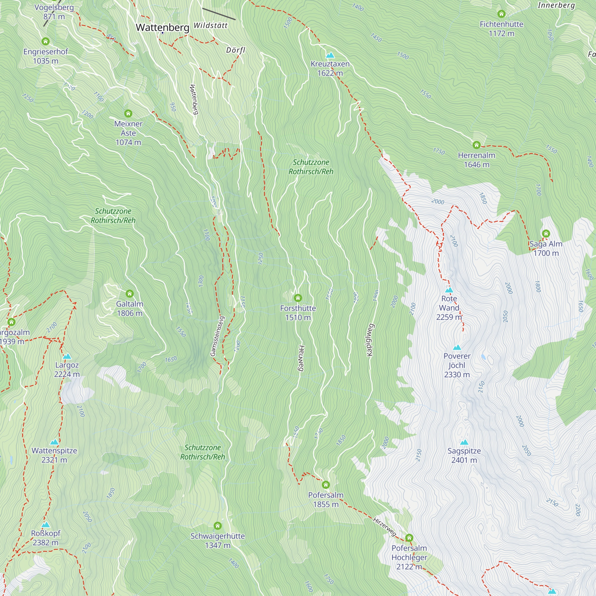 Forsthütte map