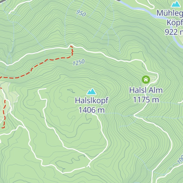 Map of Halslkopf