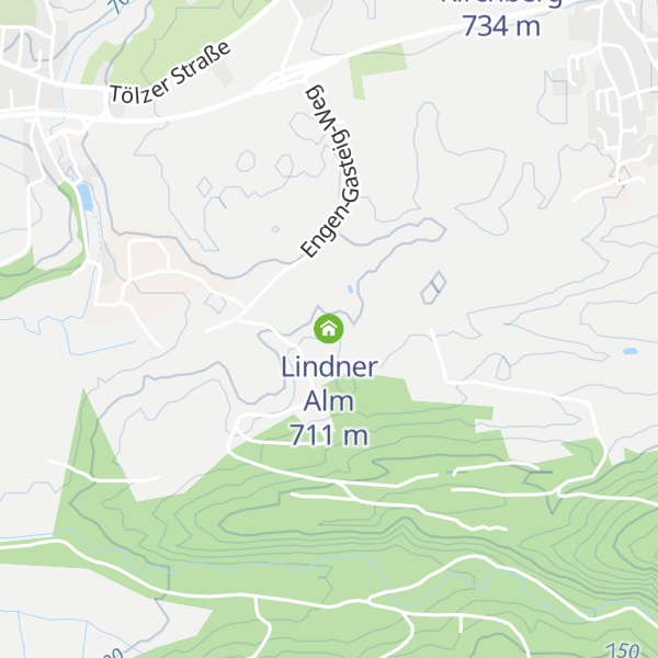 Map of Lindner Alm